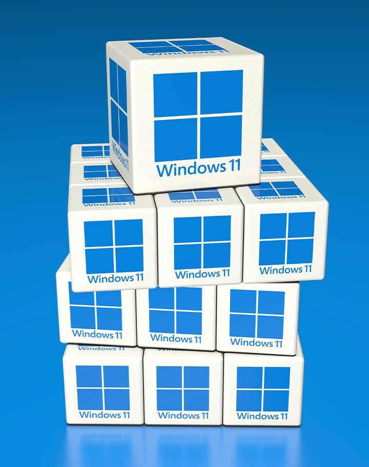 windows11 cubes